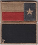 Texas TX State Flag ACU Patch MIRROR IMAGE hook fastener back